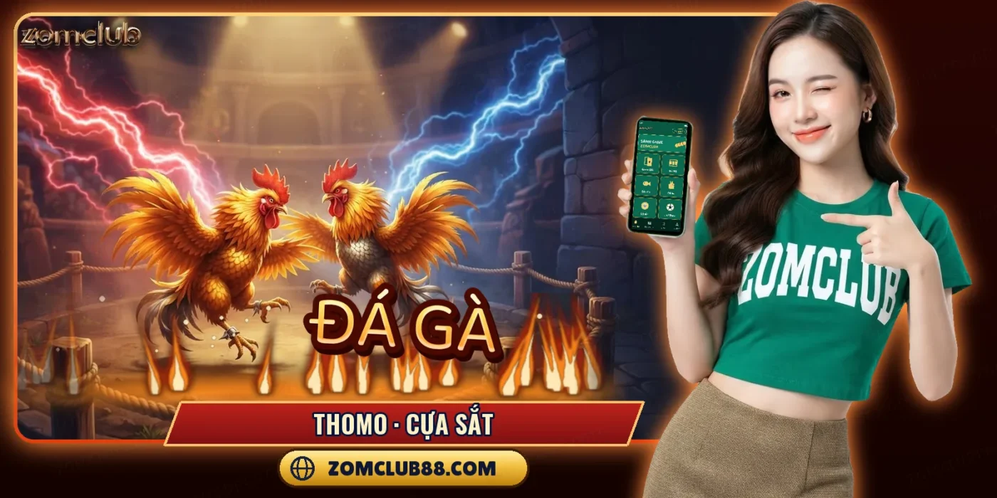 Hai con gà chọi lao vào nhau giữa sới đấu có tia sét đỏ và xanh