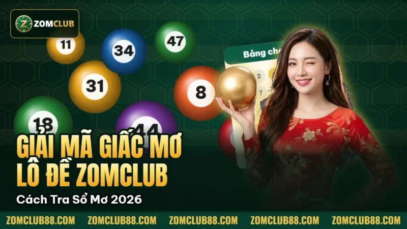 Bóng số trong ảnh bìa hướng dẫn tra sổ mơ lô đề ZomClub