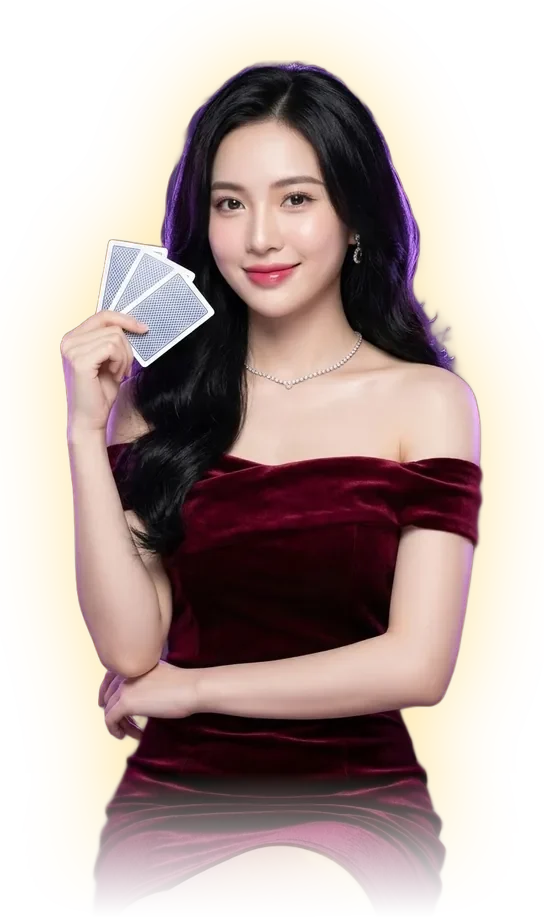 Ba lá bài xòe trên bàn game bài ZomClub